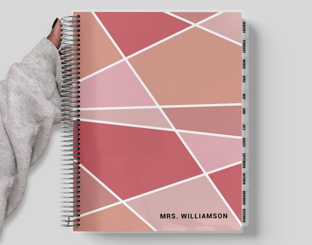 TEACHER Checklist Planner, Personalized Planner, Teacher Planner 2024