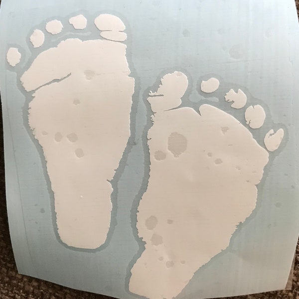 Customized infant foot prints