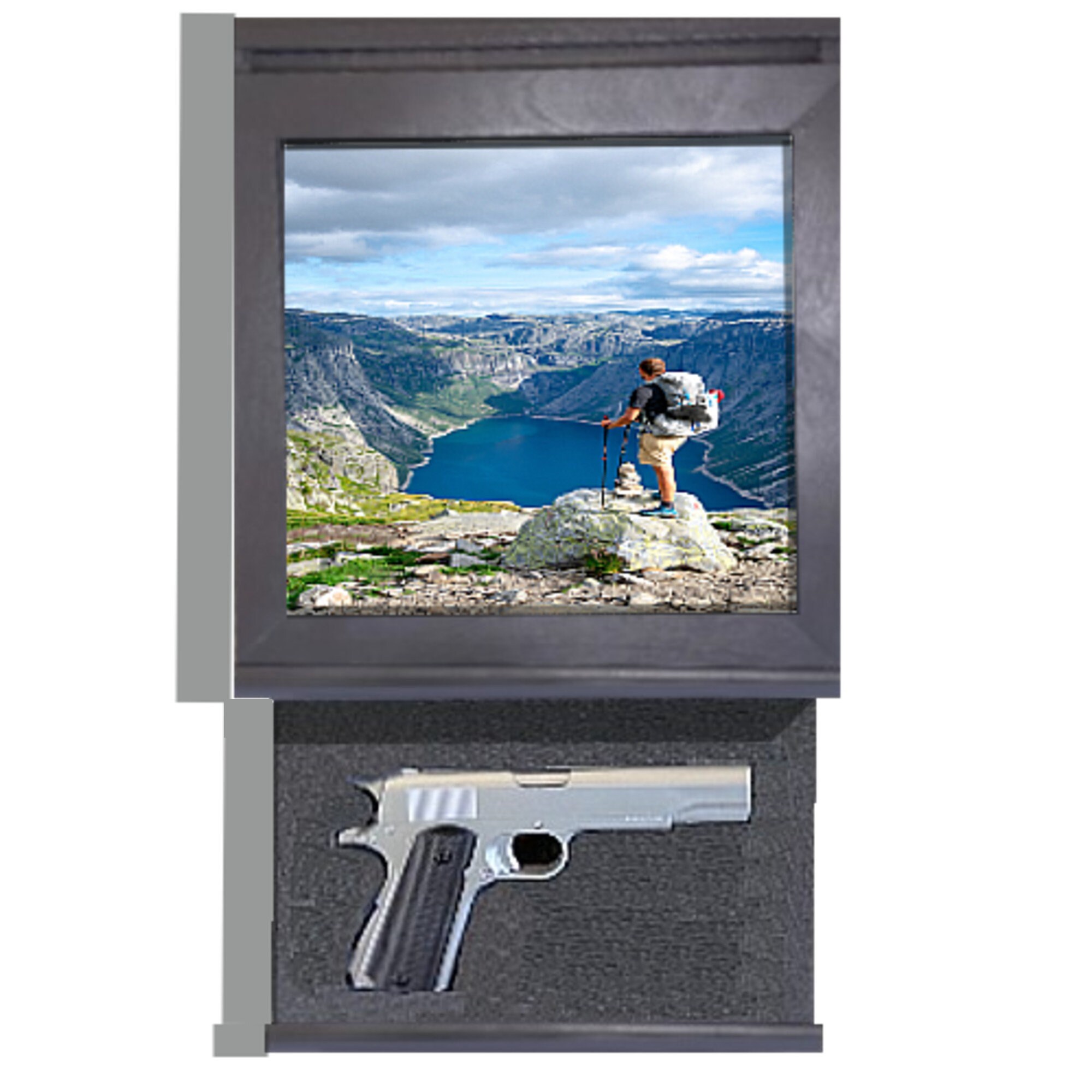Fast Access Gun Safe Picture Frame Display Etsy