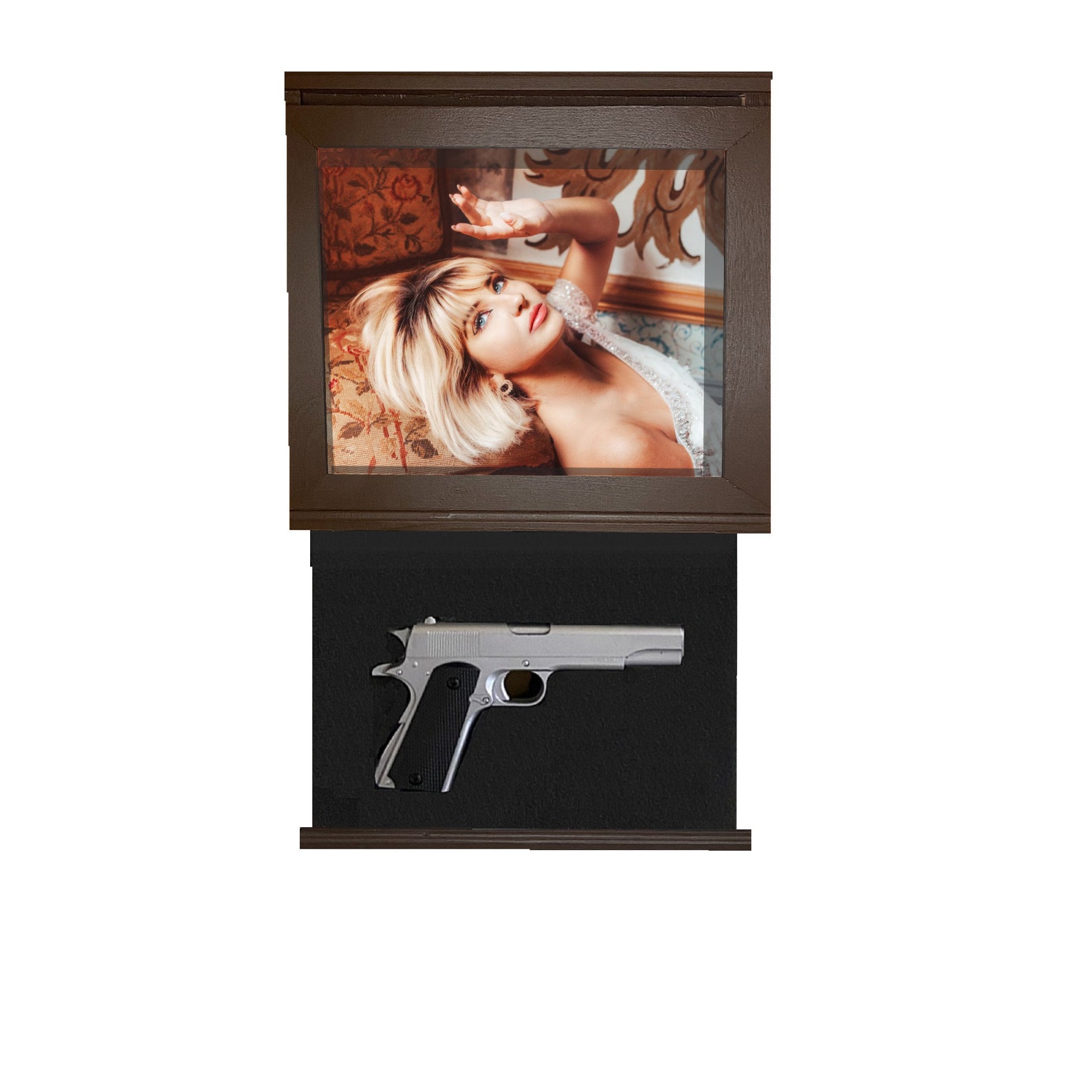 Fast Access Gun Safe Picture Frame Display Etsy