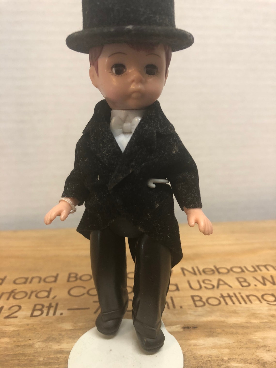 Vintage Jointed Boy Doll in Tuxedo | Etsy