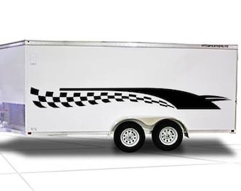 Vinyl Graphics Decal Auto Truck Car Boat Trailer Race - Many Colors, Left & Right Sides