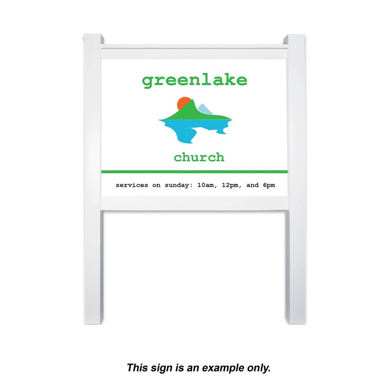 Vinyl Sign Business Sign Post and Panel Sign Kit - Etsy