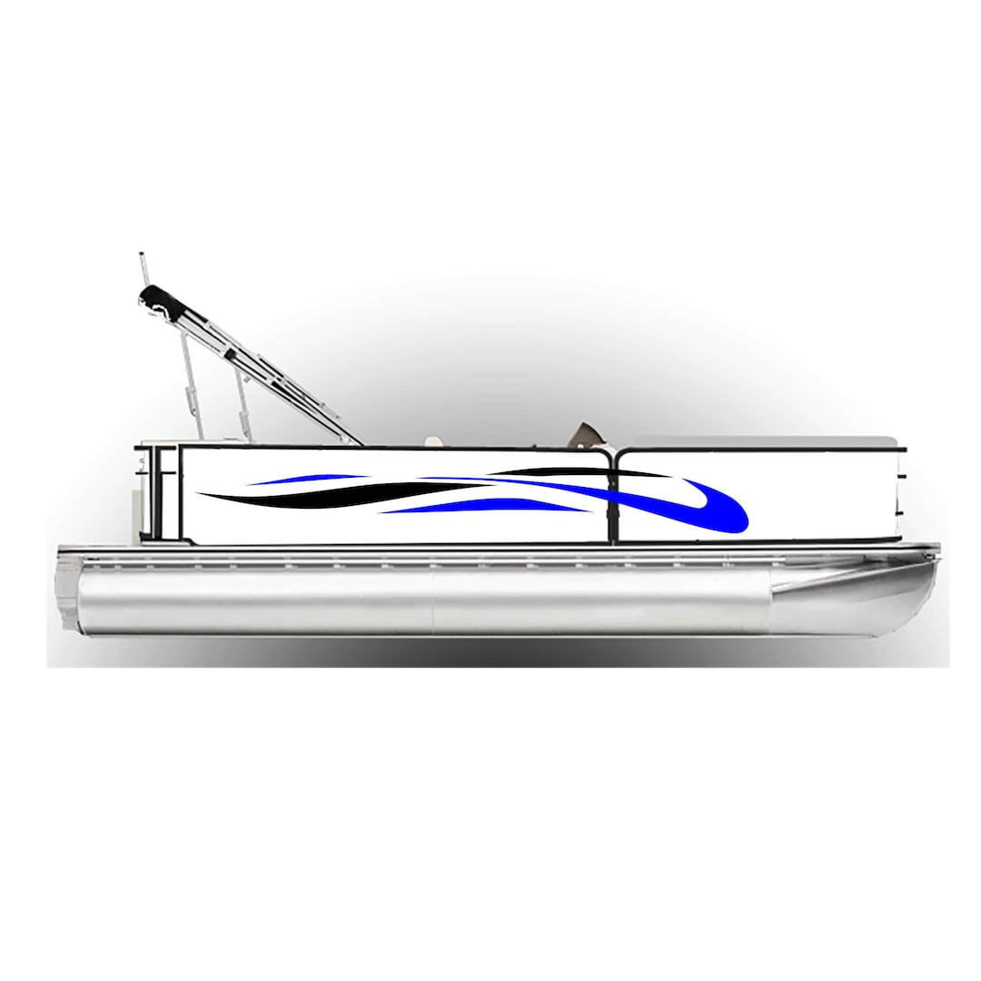Pontoon Graphics Decals Boat Graphics Decals - Etsy