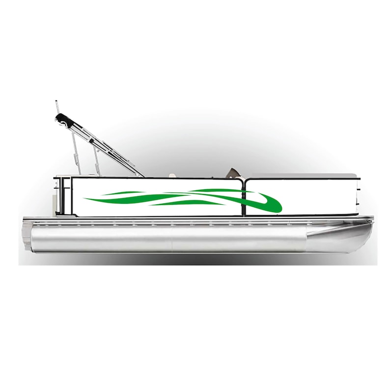 Vinyl Graphics Pontoon Graphics Boat Graphics - Many Color Options ...