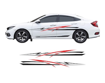 Vinyl Graphics Car Graphics Decals Auto Graphics Decals Truck Graphics Decals - Many Color Options - Right & Left Sides