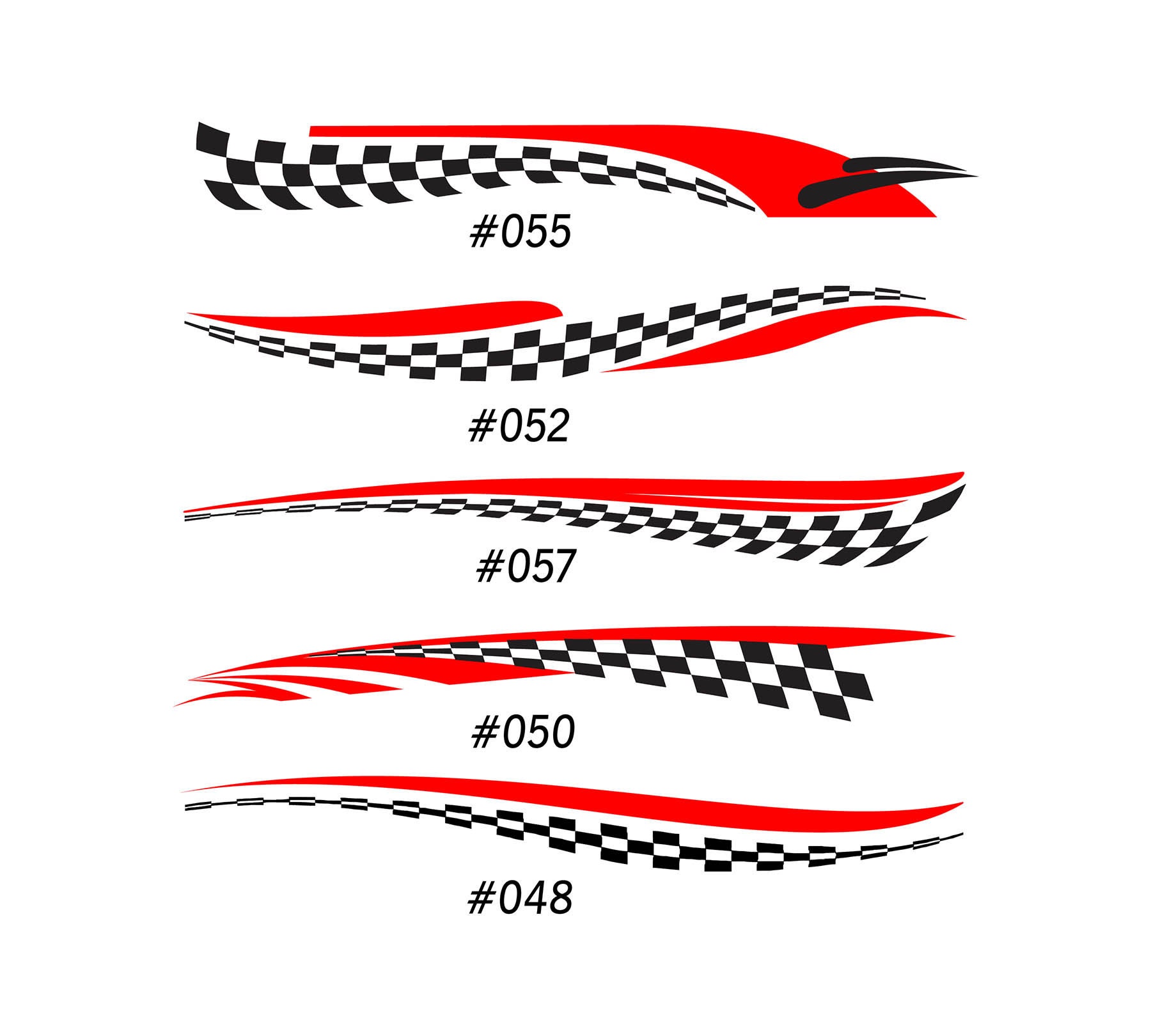 Checkered Flag Vinyl Graphics Auto Graphics Truck Graphics Boat