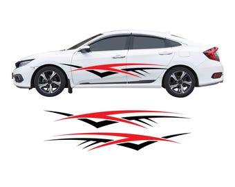 Vinyl Graphics Car Graphics Decals Auto Graphics Decals Truck Graphics Decals - Many Color Options - Right & Left Sides