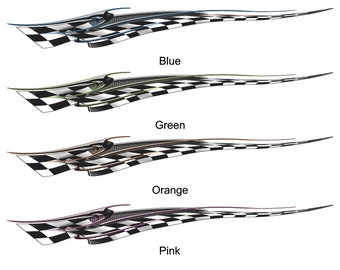 Checkered Flag Vinyl Graphics Auto Graphics Truck Graphics Boat Graphics Trailer Graphics Race Graphics Decals Custom Decals Stripes