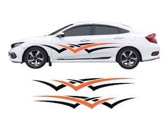 Vinyl Graphics Car Graphics Decals Auto Graphics Decals Truck Graphics Decals - Many Color Options - Right & Left Sides