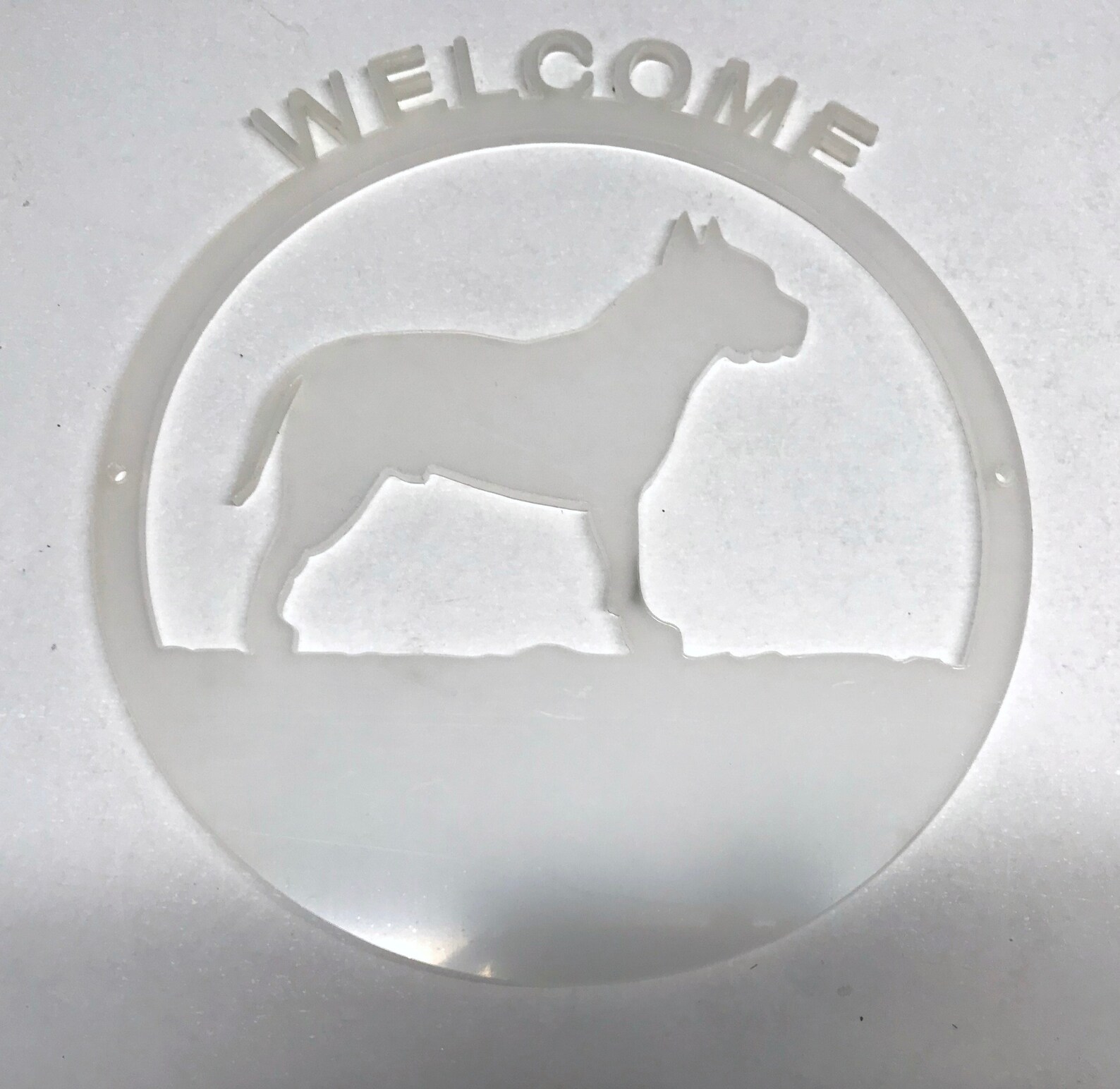 Acryl Plexiglas Design Türschild Willkommen Hund Katze Etsy