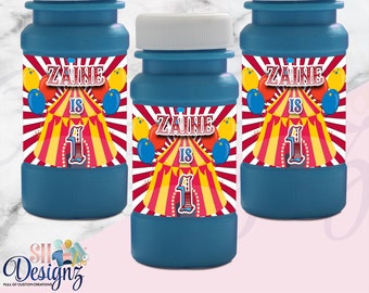Circus Bubbles - Circus Party - Circus Party - Carnival Birthday Party - Carnival Theme- Circus Birthday Theme