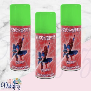 Spiderman Birthday Party Fun String  Favors Treats, Spiderman Party, Spiderman Birthday Spray