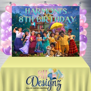 Encanto Birthday Banner - Encanto Birthday Party- Encanto Birthday Backdrop- Encanto