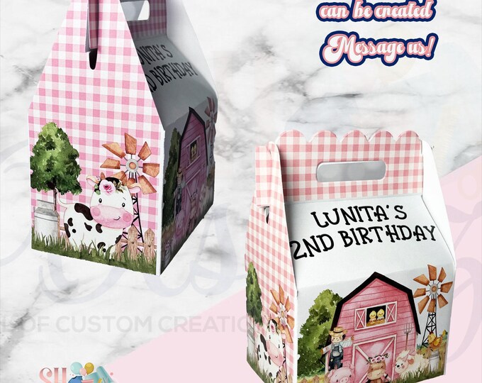 Pink Rodeo Theme Gable Box This item is unavailable - Etsy
