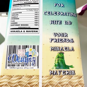 Moana Maui Birthday Party Chip Bags/ Moana Birthday Party, Maui Birthday Party, Moana, Maui image 3