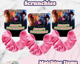 Zombie 4 Birthday Scrunchies Tags ( Digital)