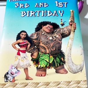 Moana Maui Birthday Party Chip Bags/ Moana Birthday Party, Maui Birthday Party, Moana, Maui image 2