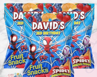 Spidey and Friends Gift Bags Spidey and Friends Treat Bags - Etsy