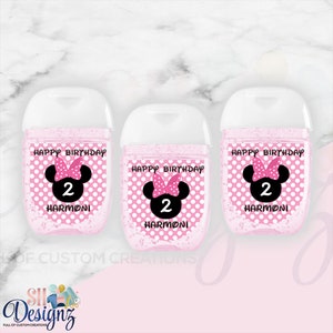 Minnie Mouse Birthday Party Labels, Minnies Bowtique Birthday Party, Minnies Bow, minnie mouse party favors