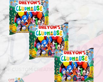 Mickey Mouse Clubhouse Birthday Party Chocolate Candies, Mickey Mouse Party, Mickey Mouse Clubhouse Birthday Theme MINI