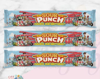 Toy Story Birthday Party Sour Candy, Toy Story Birthday Party Favors treats labels, Toy story 3, Toy Story 2, SP