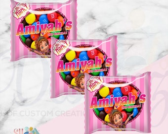 Fancy Nancy Birthday Party Chocolate mini Candies, Fancy Nancy Party, Fancy Nancy Theme MINI