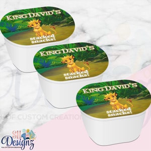 Lion King Stacked Chips - Lion King Stacked Chips Labels- Lion King Birthday Party- Lion King Party