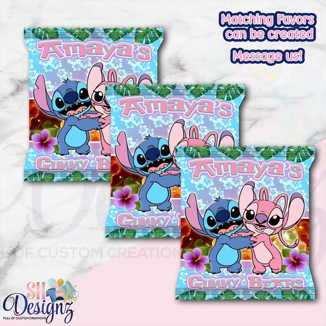 Lilo & Stitch Birthday Party Supplies - Sticker And Tattoo Favor Bundle Pack