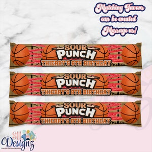 Basketball Birthday Party, Basketball Party,  Basketball Birthday Party,  BasketballTheme, Basketball labels,  Basketball Treats Straws SP