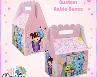 Boîtes à pignons Monstres et Cie pour anniversaire, Fête Monstres et Cie, Anniversaire Monstres et Cie, Fête d'anniversaire Monstres et Cie, Monstres et Cie