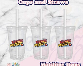 Mickey Mouse Roadster Racers Cups and Straws, Minnie and Micky Mouse , Mickey Mouse Birthday Party, Mickey Roadster Racers Birthday