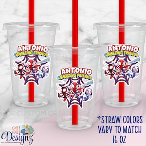 Spidey and his amazing friend's Cups and Straws, Spidey Party Cups in sets of 12