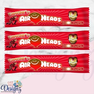 Ironman Birthday Party Candies,  Ironman,  Ironman Birthday,  Ironman Candy Favors Treats, Ironman Party, Ironman Candies AH