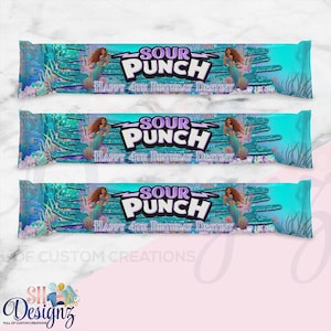 The Little Mermaid Birthday Candies, Live Action Mermaid, Little Mermaid Favors, Little Mermaid, Black Mermaid SP