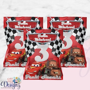 Cars Fruit snacks - Cars Party - Cars Birthday  Party , Cars Theme- Cars Birthday Theme FS