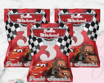 Cars Fruit snacks - Cars Party - Cars Birthday  Party , Cars Theme- Cars Birthday Theme FS