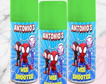 Spidey and his amazing friends Birthday Party Fun String  Favors Treats, Spidey Party, Spidey Birthday Spray