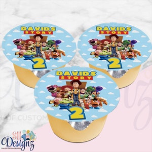 Toy Story Birthday Party Applesauce labels, Toy Story Birthday Party Favors treats labels, Toy story 3, Toy Story 2