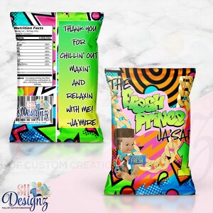 Fresh Prince Birthday Chipbags Fresh Prince Birthday Fresh Prince Favors , Fresh Prince Party Favor Bags