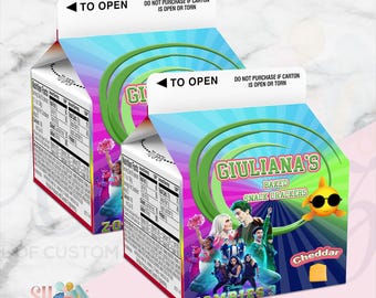 Zombies 3 Birthday Party Cracker Labels ( Digital)