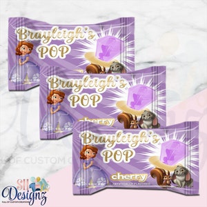 Sofia the First Birthday Party Candies, Sofia the First Princess Party Treats, Sofia the First Birthday Theme,  Sofia the First RP