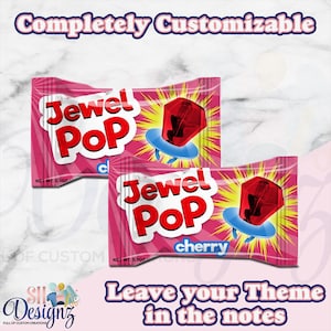 Custom Candy Ring, Candy Ring Treats for all themes  RP