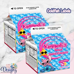 Stitch Birthday Party Cracker Box, Stitch and Angel,  Stitch Theme, Stitch Party, Stitch Party Favors, Stitch Decorations