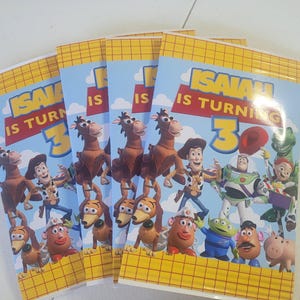 Toy Story Birthday Party Chip Bags, Toy Story Birthday Party Favors treats labels, Toy story 3, Toy Story 2 Bild 2