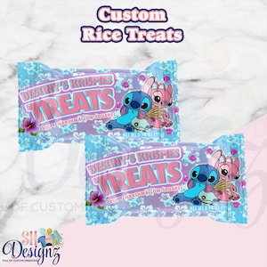 Custom Lilo and Stitch Birthday Party Favors Treats ( Digital)