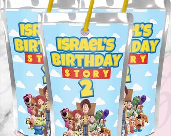 Toy Story Drink Labels, Toy StoryBirthday Party, Toy Story Labels Stickers