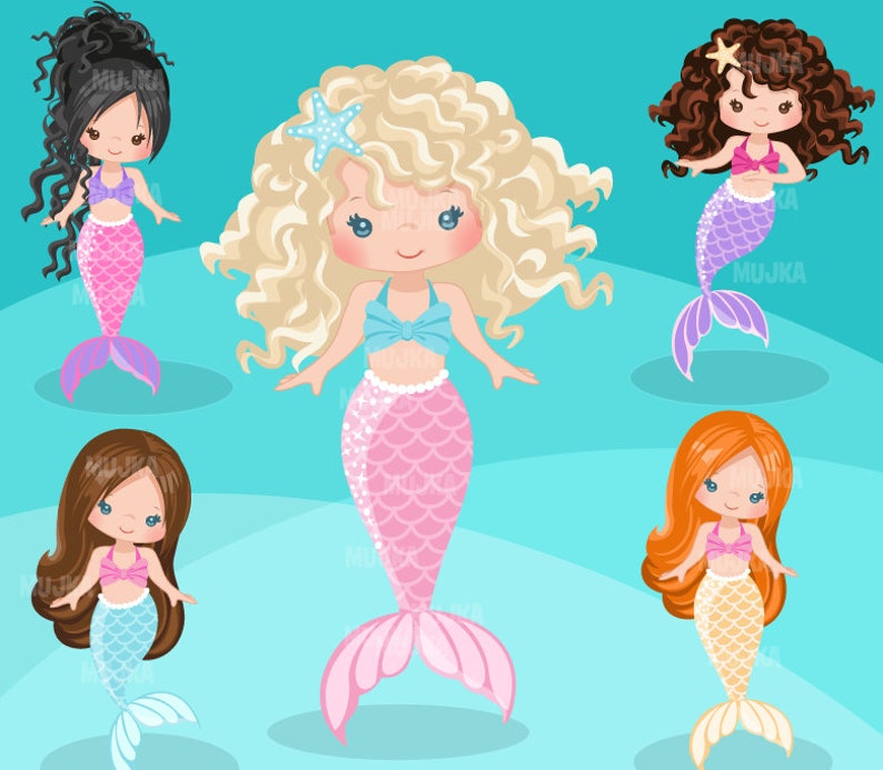 mermaid party Mermaid Pop-tarts printed or digital under the sea party Under the sea pop tarts
