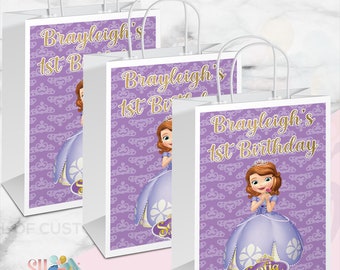 Party Bags Doc McStuffins Sofia the First Personalised Birthday Sweets Cones 