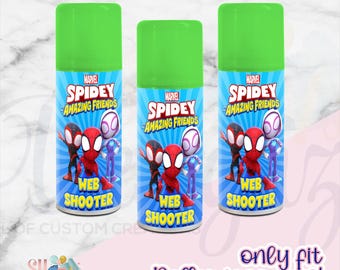 Spidey and his amazing friends Birthday Party Fun String  Favors Treats, Spidey Party, Spidey Birthday Spray, DIGITAL ONLY.